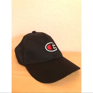 Champion Black Adjustable Hat